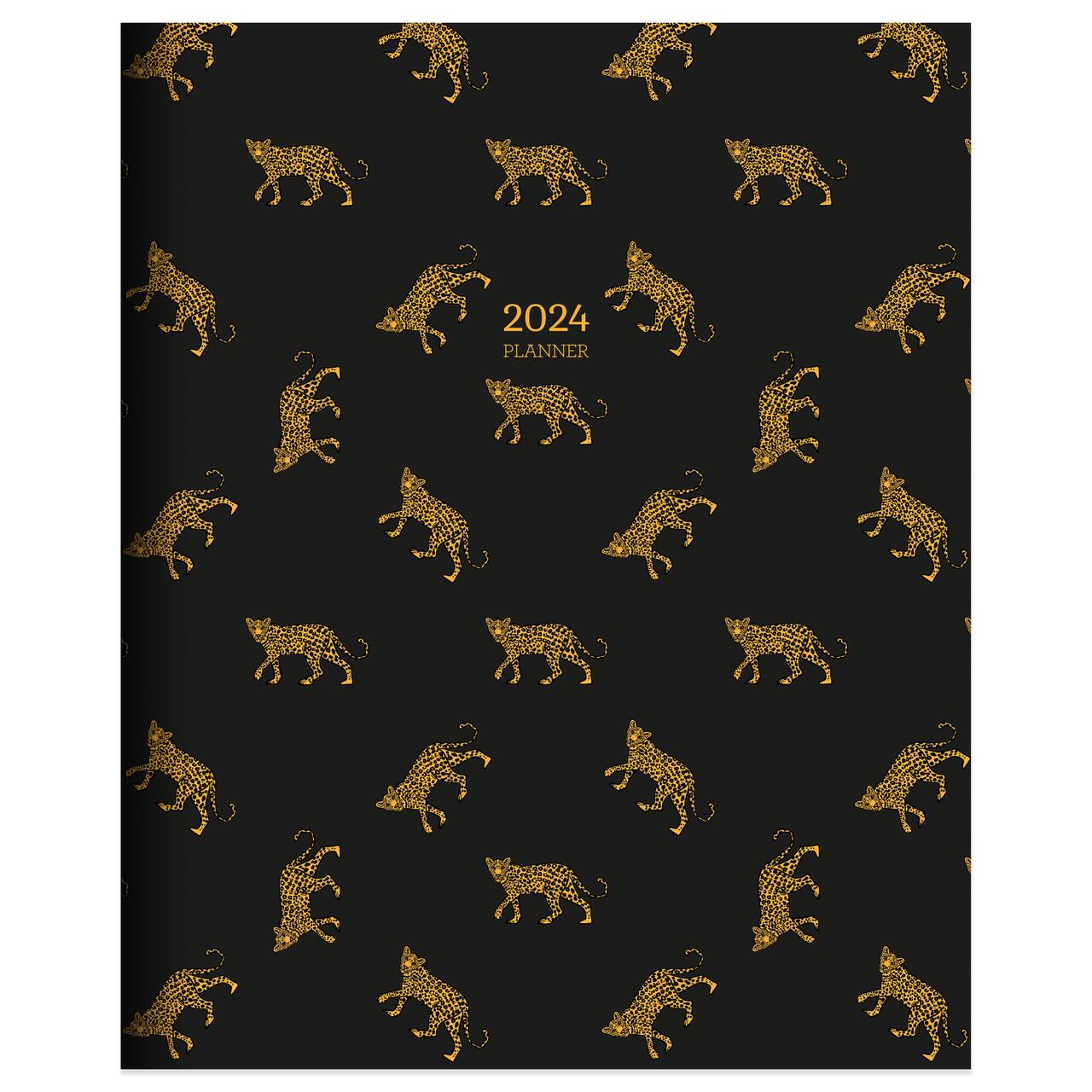 TF Publishing Medium 2024 Lazy Leopard Monthly Planner